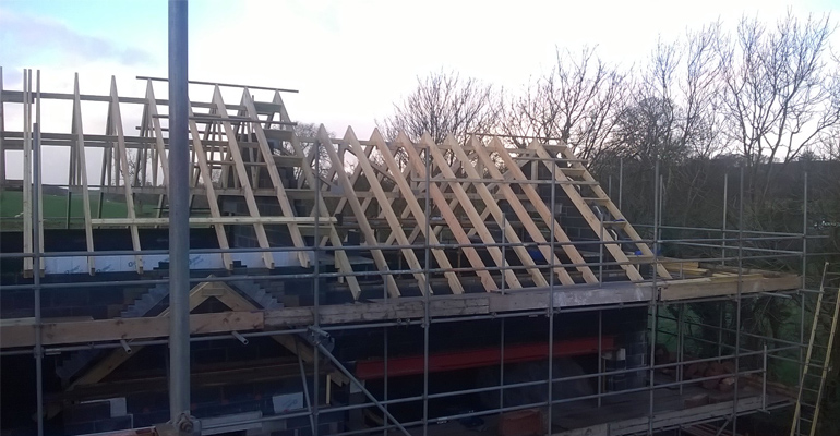 castle carrock new build roof joinery